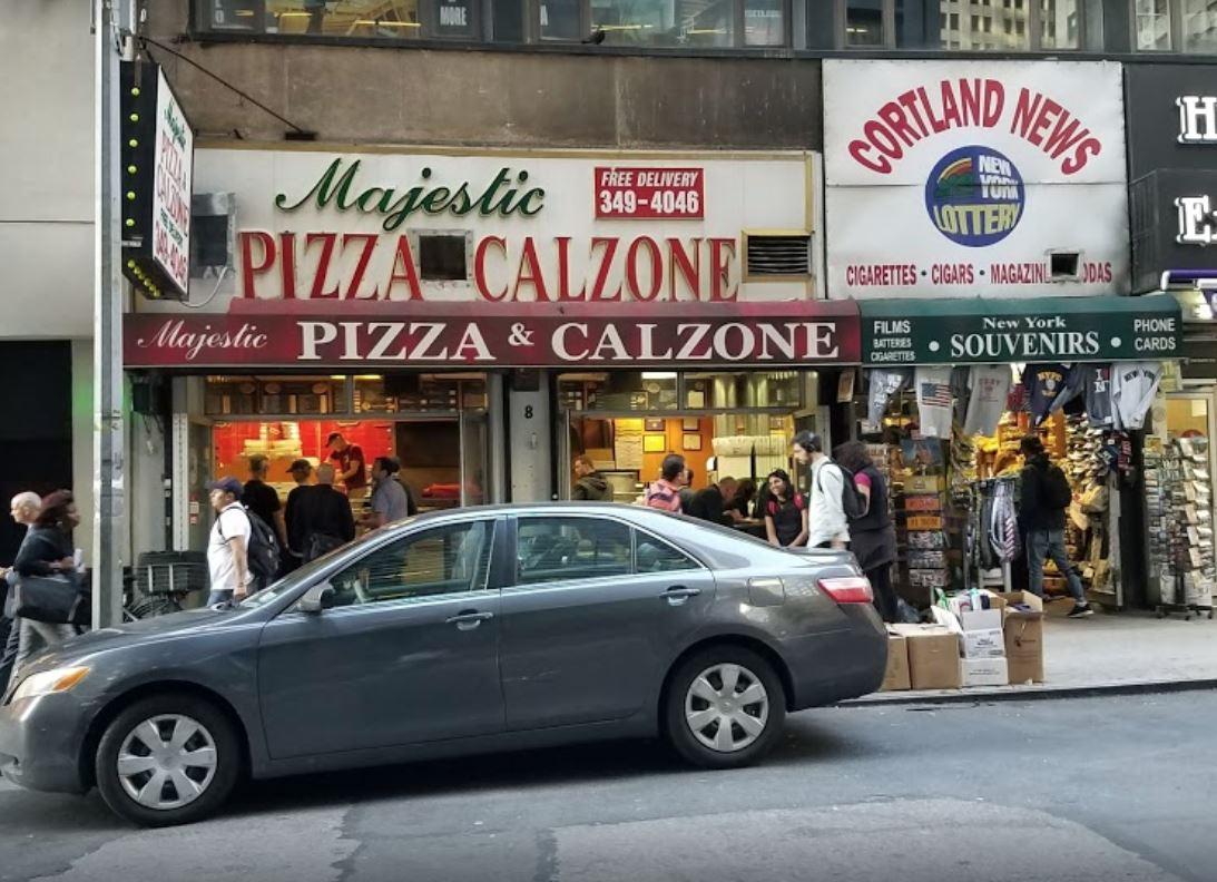 Majestic Pizza Menu